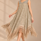 Desert Luxe flowing poncho silhouette styled view